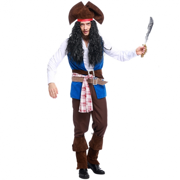 Disfraz de Pirata Capitán Jack para Hombre