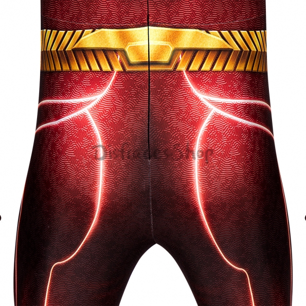 Disfraces de The Flash Barry Allen Capa Cosplay - Personalizado