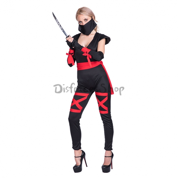 Disfraces de Ninja Japonés Traje de Halloween para Adultos