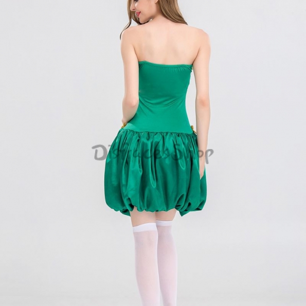 Disfraces de Navidad Sexy Falda de Linterna Verde