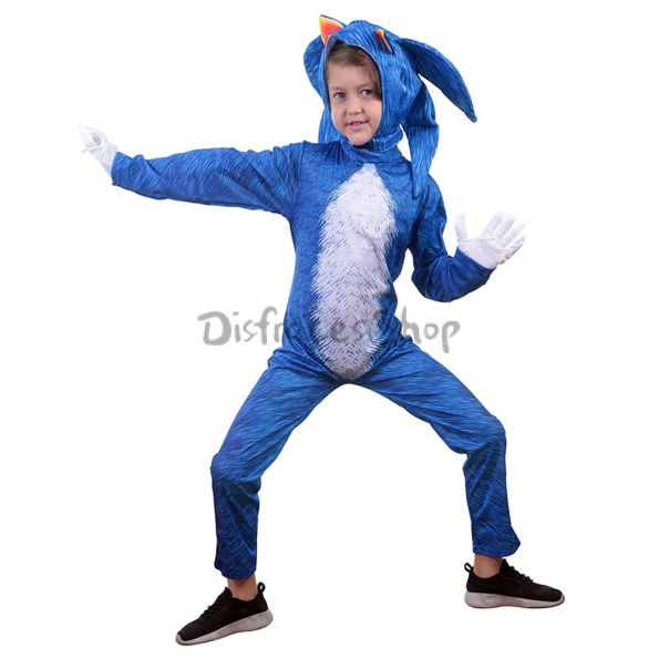 Disfraz Sonic Para Niños, Disfraz Fiestas Y Haloween