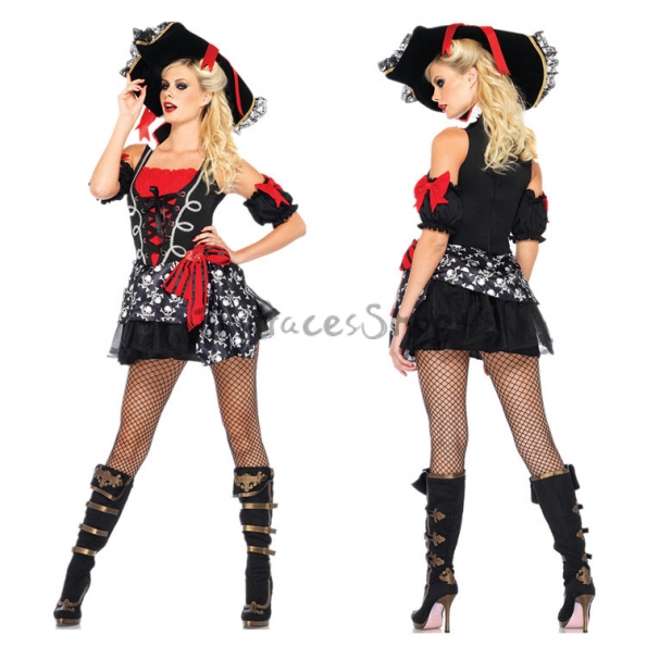Disfraces Pirata Caribeña Estilo Reina de Halloween Mujer
