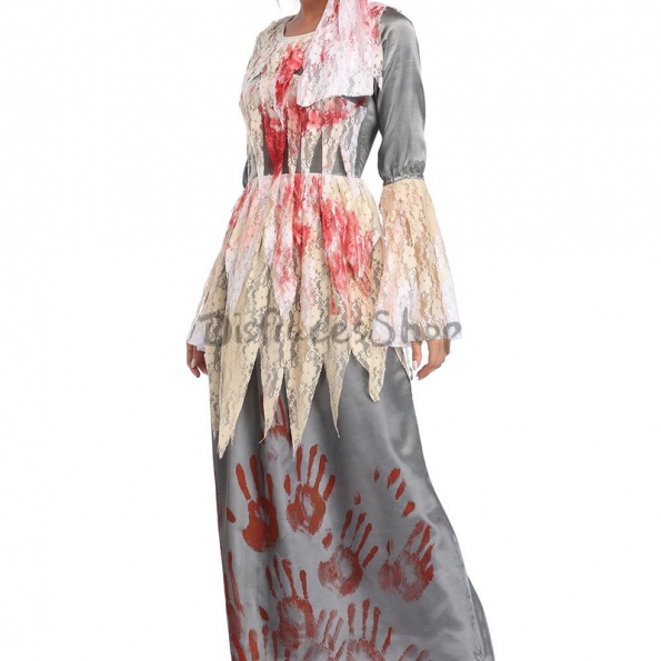 Disfraz Vampiro Terror Traje Sangriento de Halloween