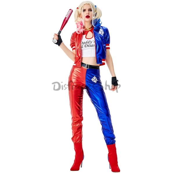 Disfraces Suicide Team Clown Girl Vestido de Harley Quinn de Halloween |  DisfracesShop