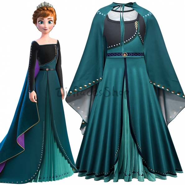 Permanecer de pié Lo encontré recinto Frozen 2 Disfraces Anna Cloak Vestido Largo | DisfracesShop