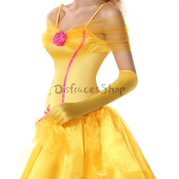 Disfraces Princesa Campana Vestido de Halloween Para Mujer