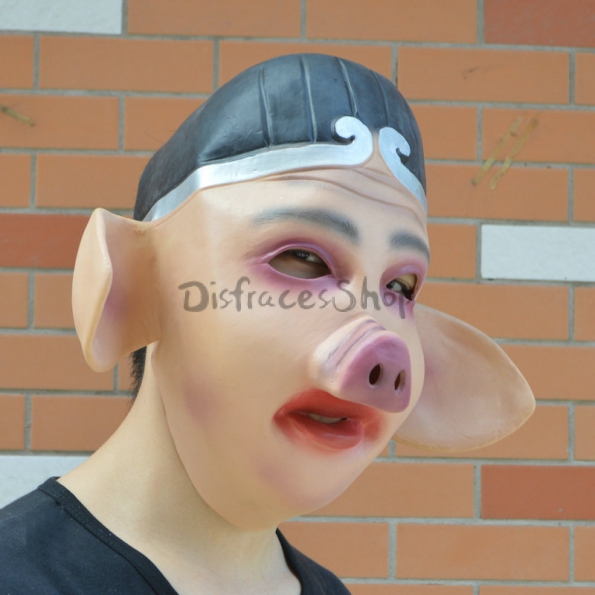 Máscara de Cerdo Bajie de Decoraciones de Halloween
