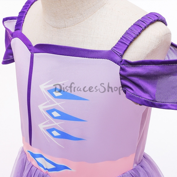 Disfraces de Disney para Niños Cosplay Estilo Púrpura