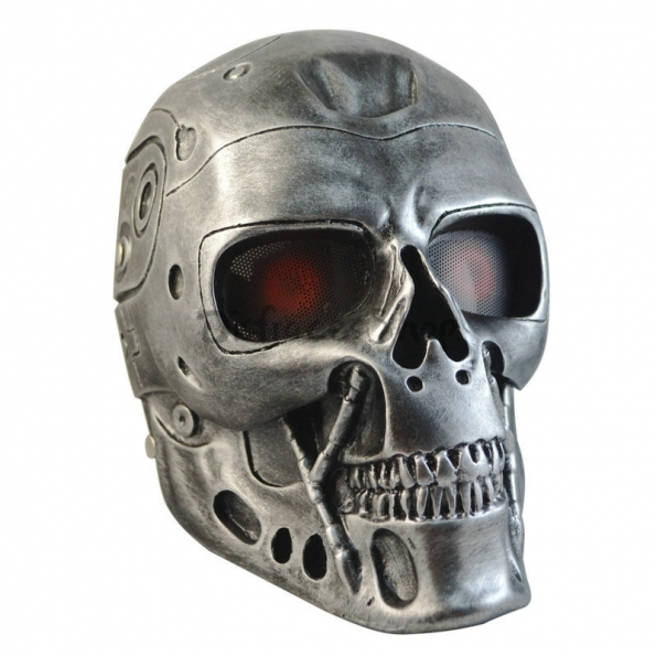 Máscara de Halloween Terminator Robot