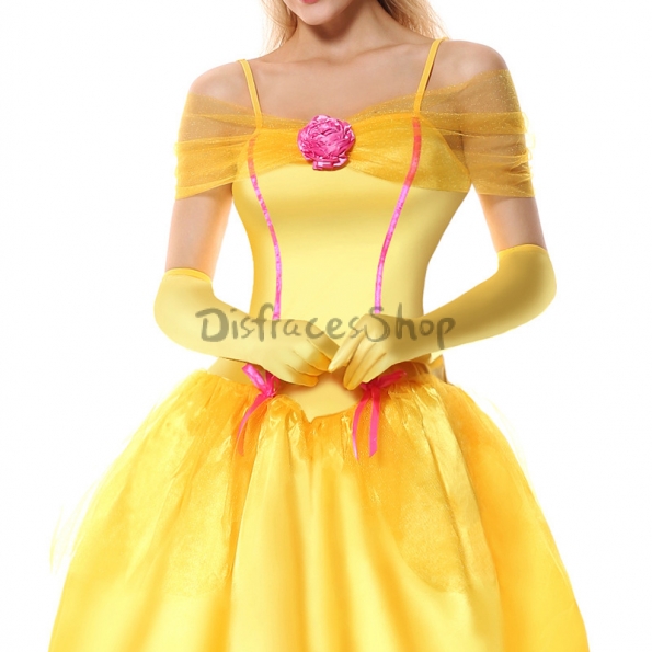 Disfraces Princesa Campana Vestido de Halloween Para Mujer