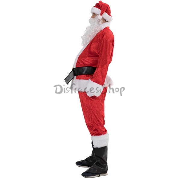 Disfraces de Santa Claus Conjunto Deluxe de Halloween para Hombre