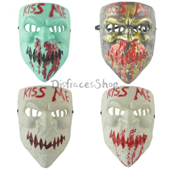 Máscara de Halloween El fantasma de la Purga Smiley