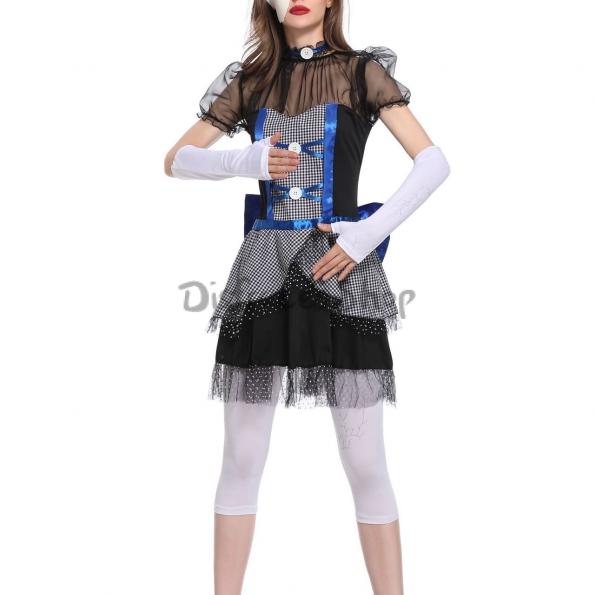 Disfraces Vampiro Gótico Vestido de Novia Fantasma Oscuro de Halloween