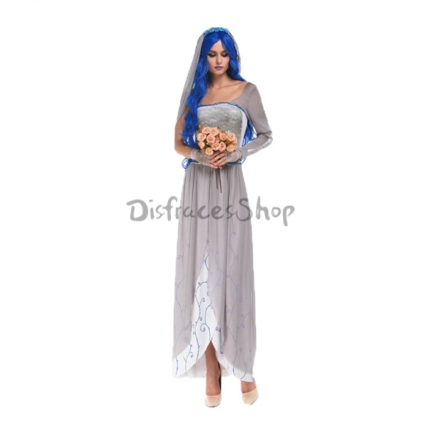 Disfraces Vampire Uniform Zombie Bride de Halloween Mujer