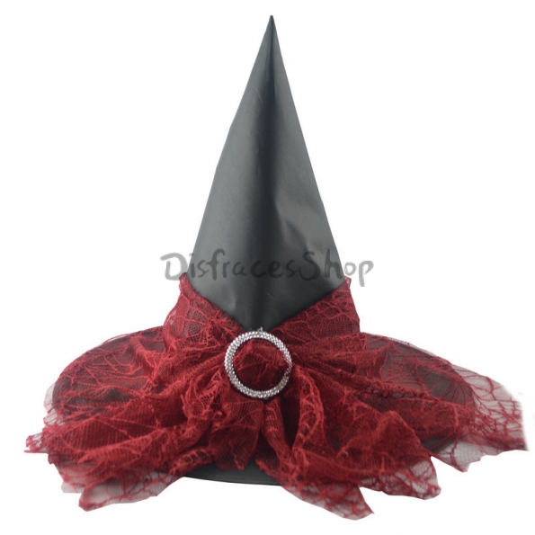 Sombrero de Mago de Malla de Decoraciones de Halloween