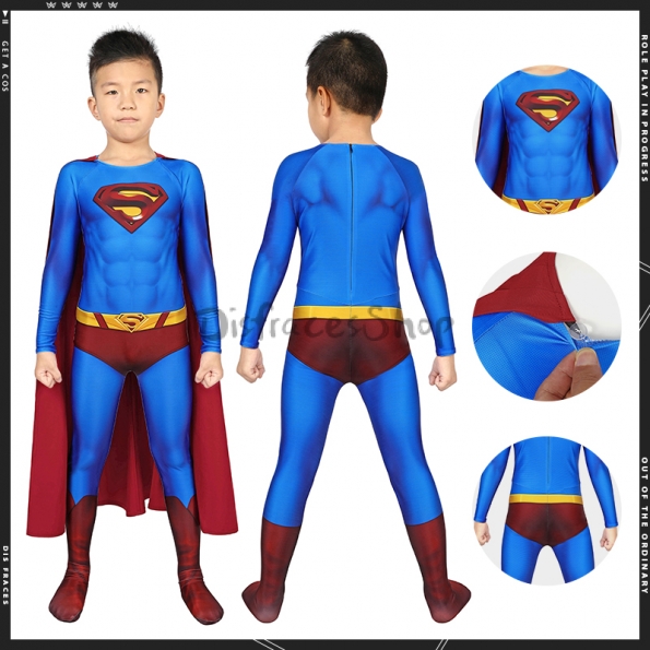 Disfraces infantiles de Superman azul de Crisis en Tierras Infinitas - Personalizado