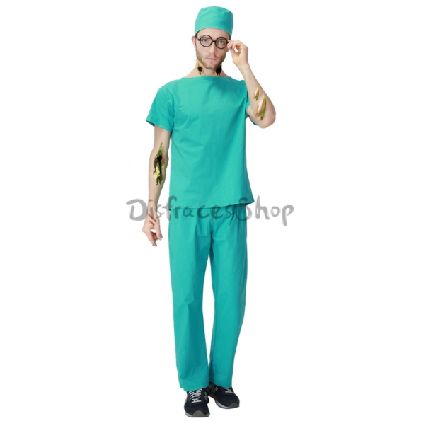 Disfraces Enfermera Doctor Uniforme Hombres de Halloween