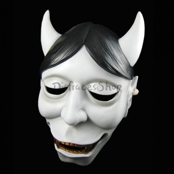 Cabeza de Fantasma Blanco Máscara de Halloween