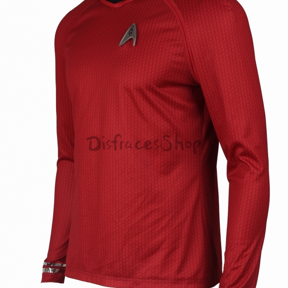 Disfraces de Personajes de Películas Capitán Kirk Red - Personalizado