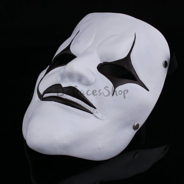 Máscara de Halloween Slipknot Band Cremallera Boca