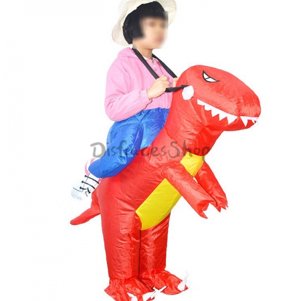 Dinosaurio Infantil Rojo Disfraces Hinchables