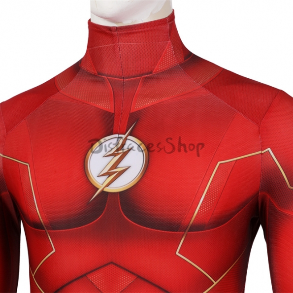 Traje de Flash Temporada 8 Barry Allen de Cosplay - Personalizado