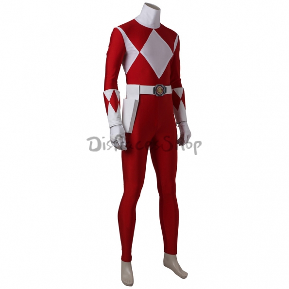 Disfraces de Power Ranger Rojo Traje Mighty Morphin - Personalizado