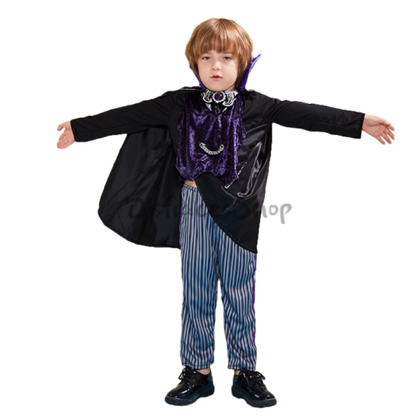 Disfraces Vampiro Morado Traje de Halloween para Bebés