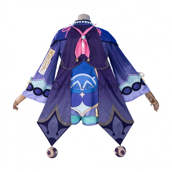 Conjunto completo de disfraz de Cosplay Qiqi de Genshin Impact - Personalizado