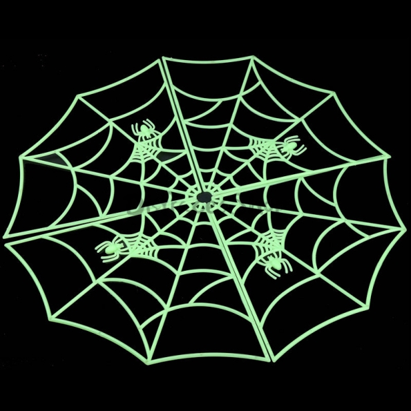 Decoraciones de Halloween Telaraña Luminosa de Plástico