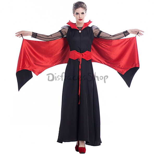 Disfraz de Cosplay para mujer, uniformes de murciélago y vampiro