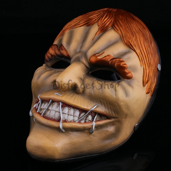 Máscara de Halloween Día de Pago 2 Hombre Rubio Malvado