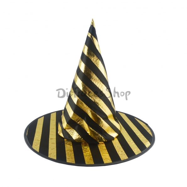 Sombrero de Rayas Negras de Decoraciones de Halloween