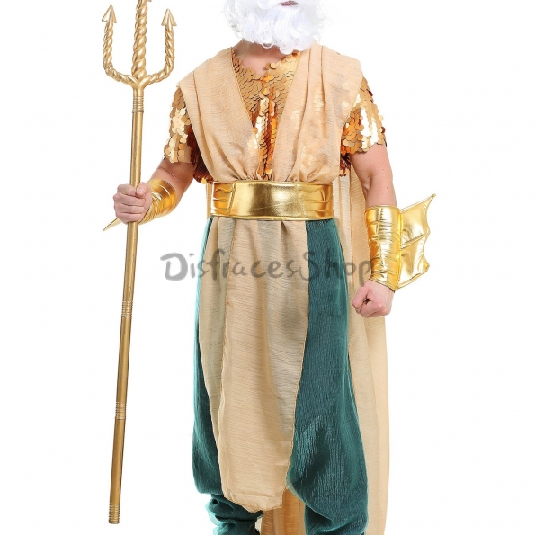 Disfraces del Rey del Mar Cleopatra Faraón de Parejas Adultas
