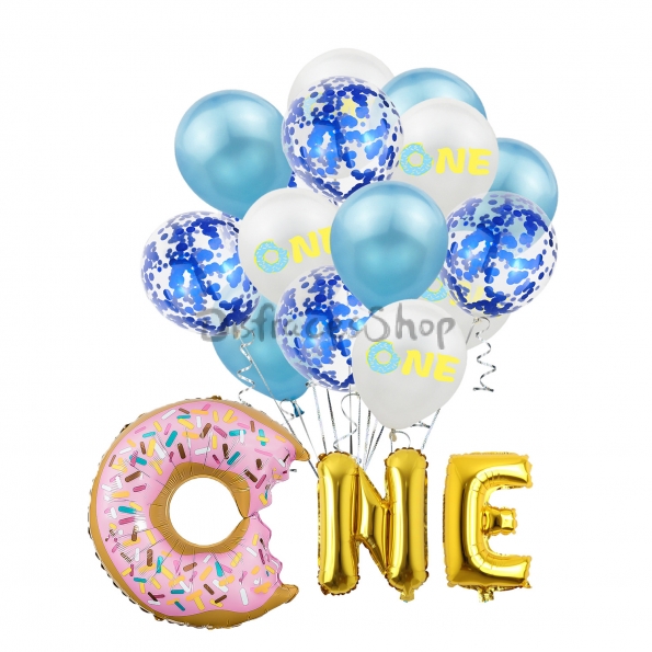 Donut Un Bebé de 1 Año Globos de Cumpleaños