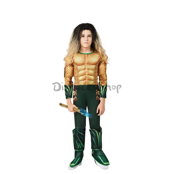 Disfraz Superhéroe Traje de Aquaman para Halloween para Niños