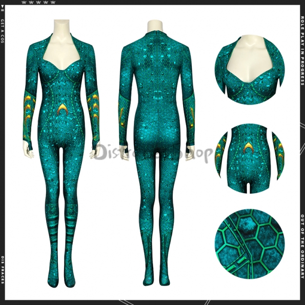 Disfraces de Superhéroe Aquaman Mera Cosplay - Personalizado