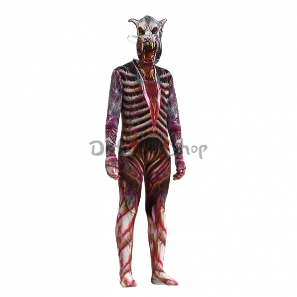 Disfraces de Halloween de Miedo Traje de Esqueleto para Niños y Adultos