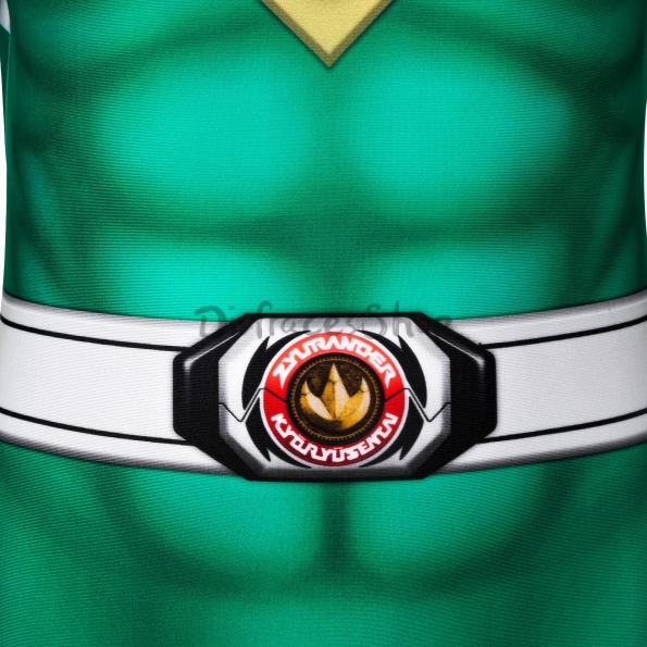 Disfraces de Spandex de Power Ranger Verde para niños - Personalizado