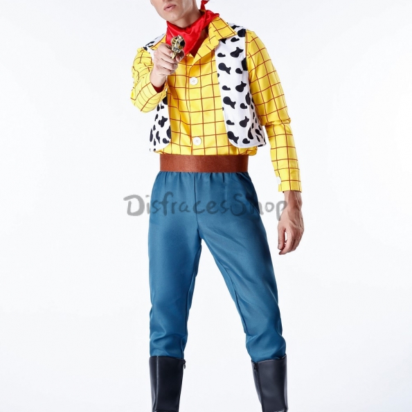 Disfrazde Vaquero Occidental Woody de Toy Story de Pareja