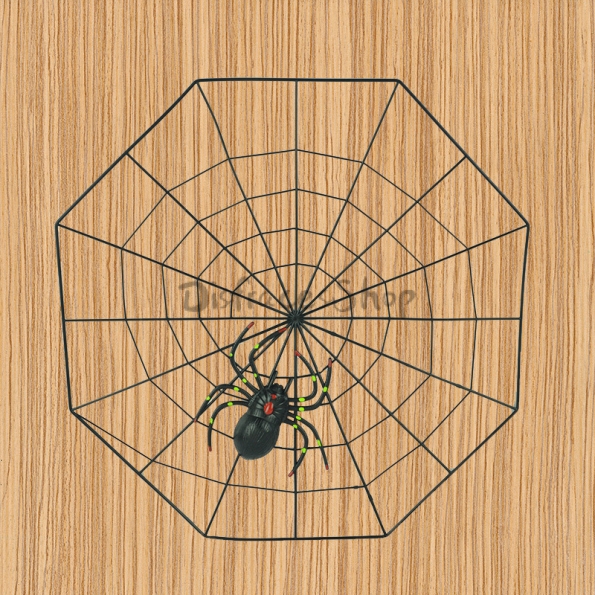 Accesorios de Tela de Araña Negra Decoraciones de Halloween