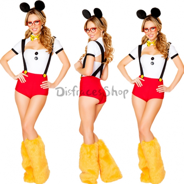 Disfraces Clásico de Mickey Sexy Traje de Halloween