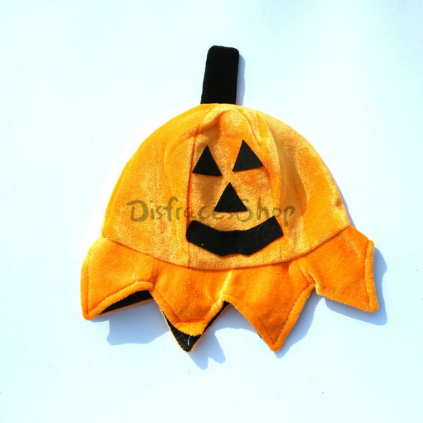Sombrero de Calabaza para Niños con Decoraciones de Halloween