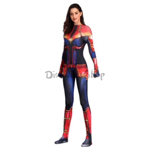 Disfraces Capitán Marvel Juego de Roles de Halloween para Mujer