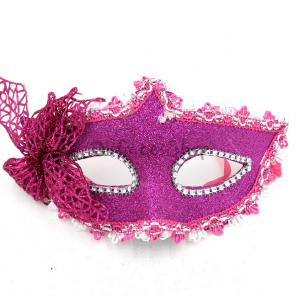 Máscara de Encaje de Mariposa de Decoraciones de Halloween