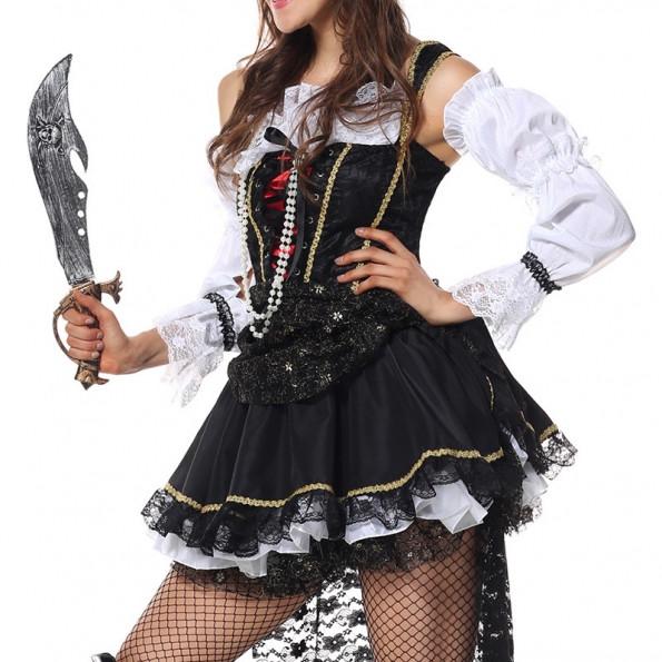 Disfraces Pirata Vestido Sexy de Halloween para Mujer | DisfracesShop