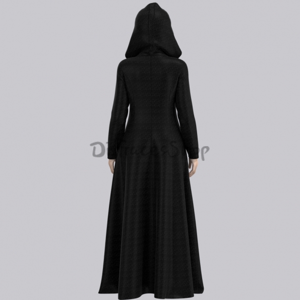 Disfraces de Miedo Vestido Negro de Vampiro de Peligro Biológico 8 para Halloween