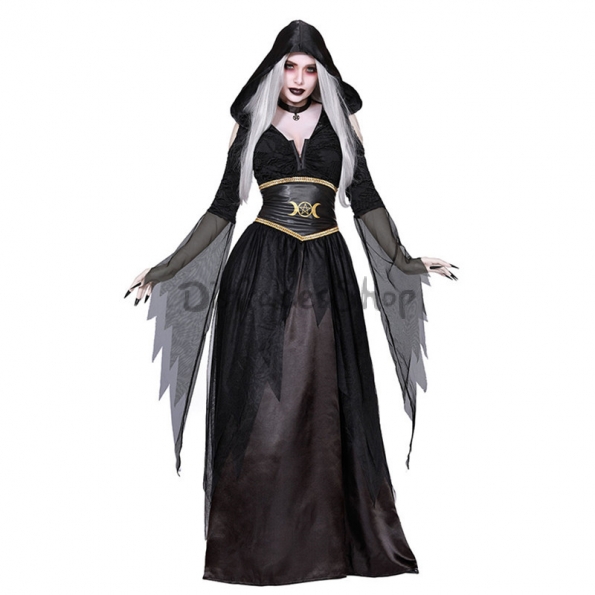 Disfraces Vampiro Bruja Esqueleto Vestido Largo de Halloween