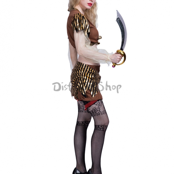 Disfraces Pirata Minifalda de Halloween para Mujer