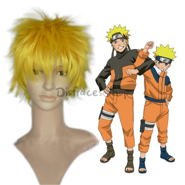 Pelucas Cosplay Uzumaki Naruto